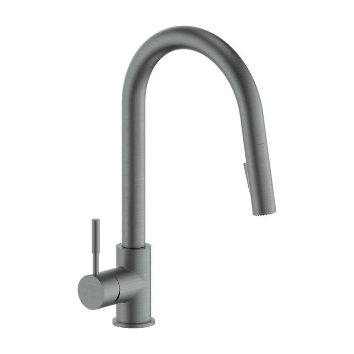 ZLINE Gemini Kitchen Faucet in Gun Metal (GEM-KF-GM) main image.