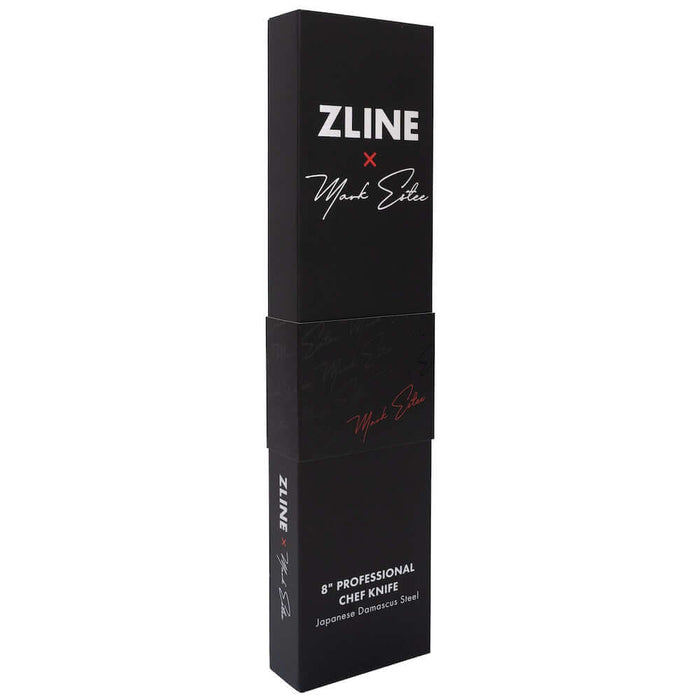 ZLINE Mark Estee 8 in. Professional Japanese Damascus Steel Chef Knife (KCKT-ME-JD)