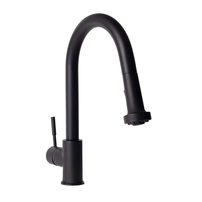 ZLINE Monet Kitchen Faucet in Matte Black (MON-KF-MB) main image.