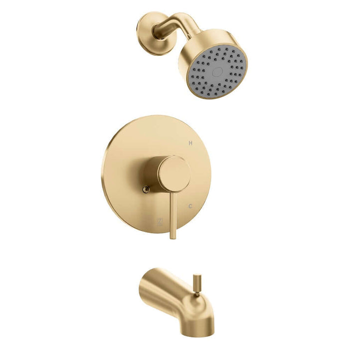 ZLINE Palisades Elegant Shower System in Champagne Bronze (RBCN1-SHS-CB) main image.
