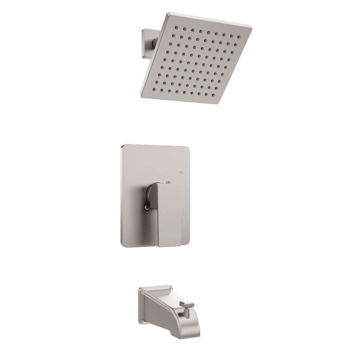 ZLINE Palisades Modern Shower System in Brushed Nickel (RBCN2-SHS-BN) main image.