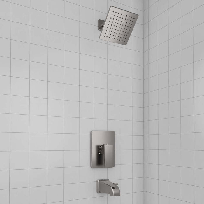 ZLINE Palisades Modern Shower System in Brushed Nickel (RBCN2-SHS-BN)