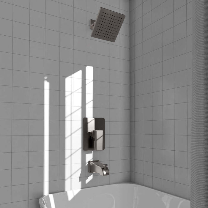 ZLINE Palisades Modern Shower System in Brushed Nickel (RBCN2-SHS-BN)