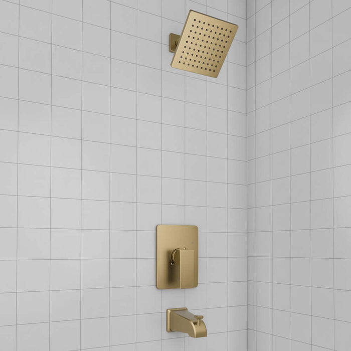 ZLINE Palisades Modern Shower System in Champagne Bronze (RBCN2-SHS-CB)