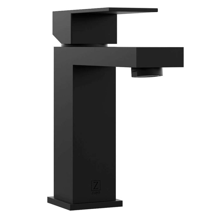 ZLINE Palisades Modern Single Handle Bath Faucet in Matte Black (RBCN2-BF-MB) main image.