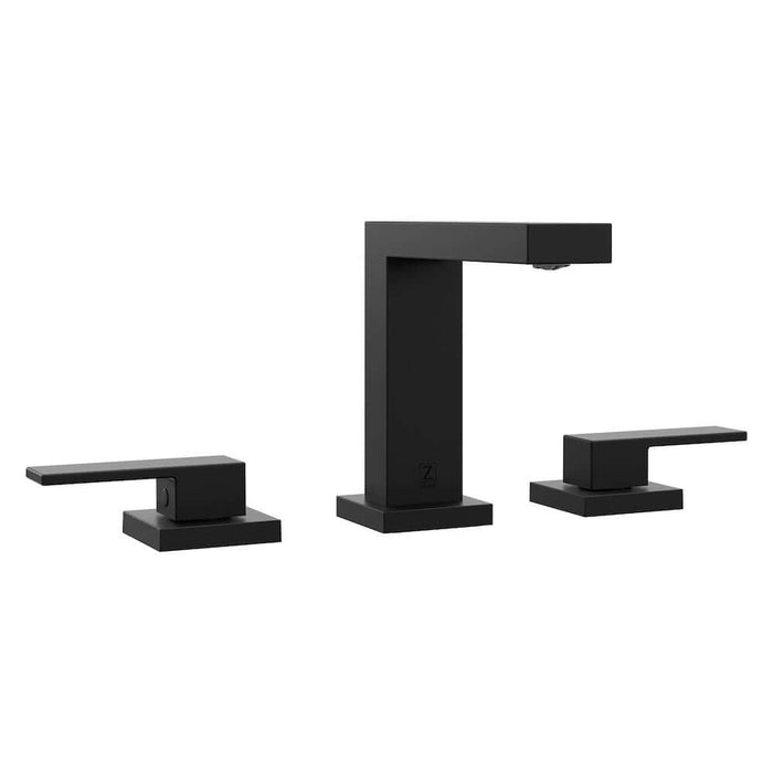 ZLINE Palisades Modern Widespread Bath Faucet in Matte Black (RBCN3-BF-MB) main image.