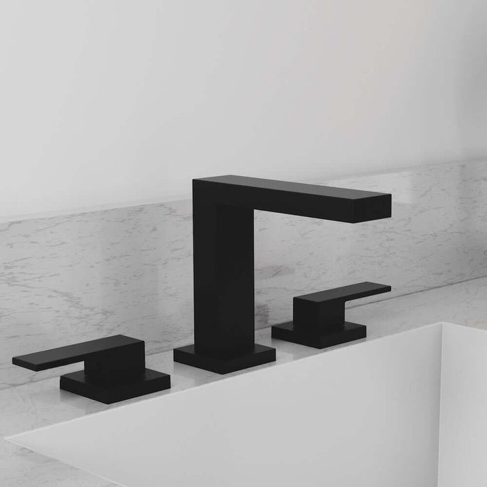 ZLINE Palisades Modern Widespread Bath Faucet in Matte Black (RBCN3-BF-MB)