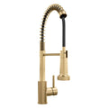 ZLINE Palisades Pull Down Spring Spray Wand Kitchen Faucet in Champagne Bronze (RBCN2-KF-CB) main image.