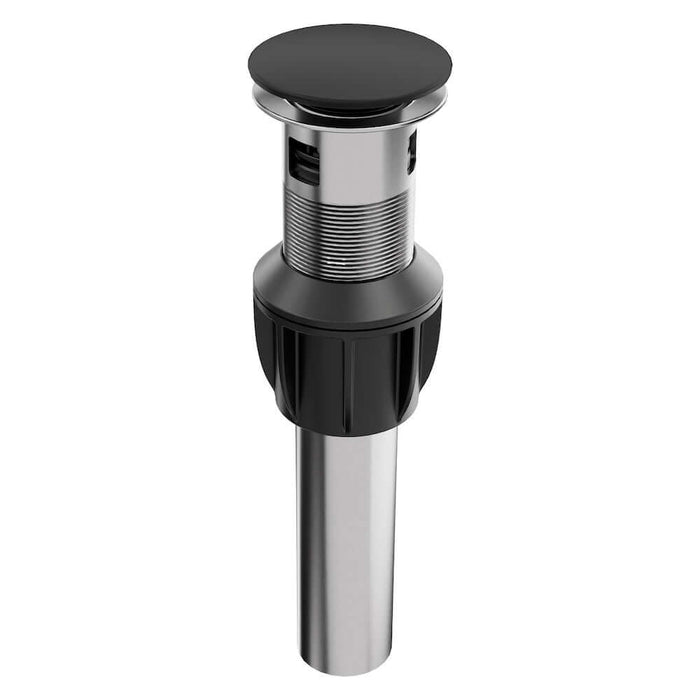 ZLINE Palisades Push Button Drain in Matte Black (RBCN1-PDO-MB) main image.