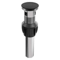ZLINE Palisades Push Button Drain in Matte Black (RBCN1-PDO-MB) main image.