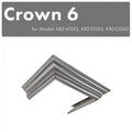 ZLINE Satin Stainless Steel Crown Molding Profile 6 for Wall Mount Range Hoods (CM6-KB-S304) main image.