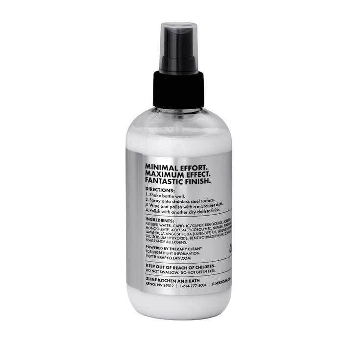 ZLINE Stainless Steel Cleaner and Polish (STCLT-8) product label.