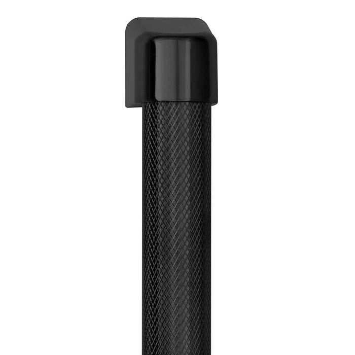 ZLINE Touchstone Refrigerator Drawer Helix Handles (Set of 2) in Black Stainless Steel (RDHOZ-24-K-BS)