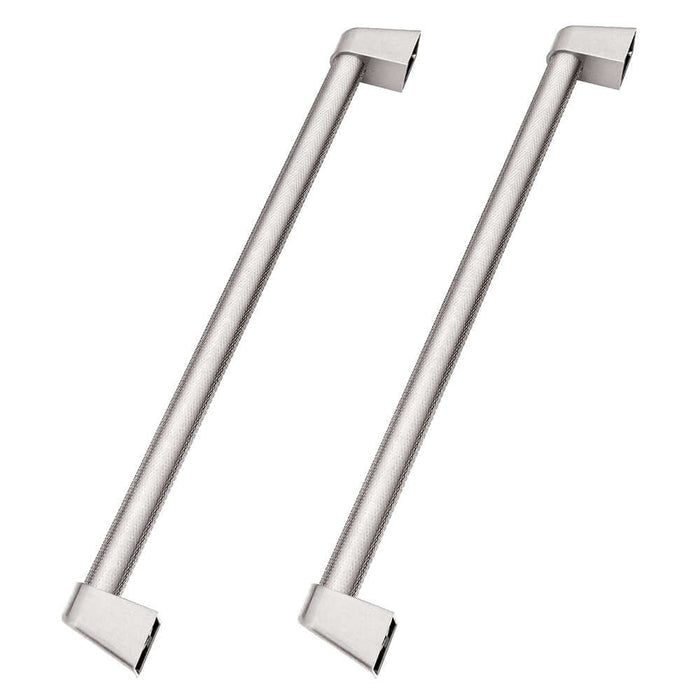 ZLINE Touchstone Refrigerator Drawer Helix Handles (Set of 2) in Stainless Steel (RDHOZ-24-K-ST) main image.