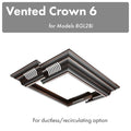 ZLINE Vented Crown Molding Profile 6 For Island Mount Range Hood (CM6V-8GL2Bi) main image.
