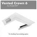 ZLINE Vented Crown Molding Profile 6 for Wall Mount Range Hood (CM6V-KBTT) main image.