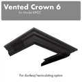 ZLINE Vented Crown Molding Profile 6 for Wall Mount Range Hood (CM6V-KPCC) main image.
